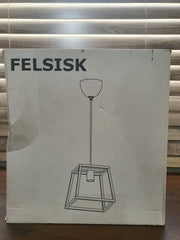 FELSISK Pendant lamp, black