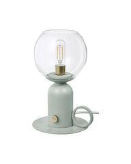 ÅSKMULLER Table lamp, grey-green, 24 cm