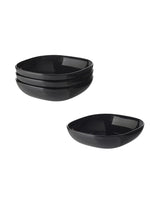 BACKIG deep plate 20x20 black 4-p