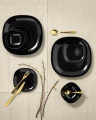 BACKIG deep plate 20x20 black 4-p
