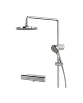 BROGRUND Shower set with thermostatic mixer, chrome-plated