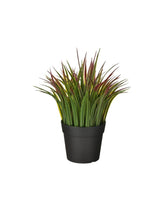 FEJKA Artificial potted plant, in/outdoor grass/green/red9 cm