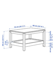 HAVSTA Coffee Table 75x60 Grey