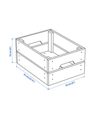 KNAGGLIG Box, pine23x31x15 cm