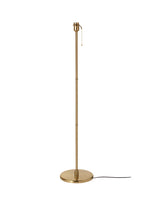 KRYSSMAST Floor lamp base, brass-plated