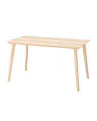 LISABO TABLE 140X78 ASH VENEER