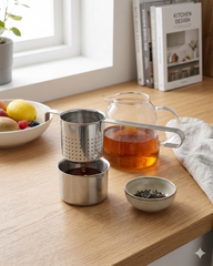 LJUDLOS tea infuser stainless steel