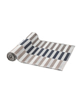 MITTBIT Table Runner 35x130 Black Beige/White