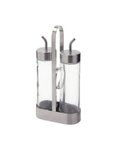 ORTFYLLD oil/vinegar s3 glass/stainless steel