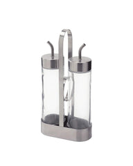 ORTFYLLD oil/vinegar s3 glass/stainless steel