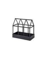SENAPSKÅL Decoration greenhouse, in/outdoor black34 cm