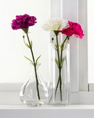 SMYCKA Artificial flower, carnation/dark lilac, 30 cm