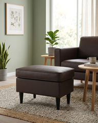 STRANDMON Footstool, Grann/Bomstad dark brown