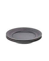 STRIMMIG Plate, stoneware grey, 27 cm