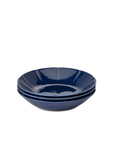 STRIMMIG deep plate 23 earthenware blue