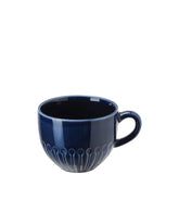 STRIMMIG mug 36 cl stoneware Blue