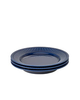 STRIMMIG side plate 21 earthenware blue