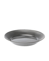 STRIMMIG side plate 21 earthenware grey