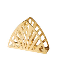 TILLSTALLNING Napkin holder, brass-colour