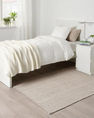 TIPHEDE Rug Flatwoven 120x180 Natural/Offwhite