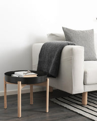 YPPERLIG Coffee Table 50 Dark Grey/Birch