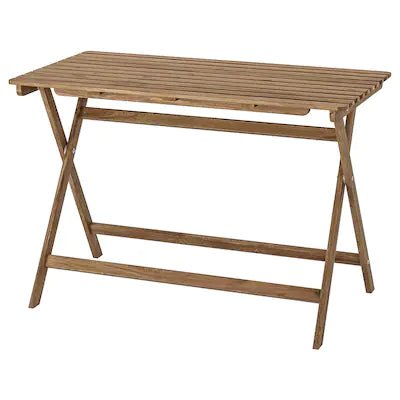 ASKHOLMEN Table out 112x62 Foldable Grey Brown urbanwarehousepk