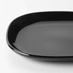 BACKIG side plate 18x18 black 4-p