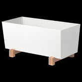 BITTERGURKA Plant pot, white32x15 cm