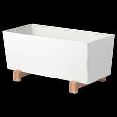 BITTERGURKA Plant pot, white32x15 cm