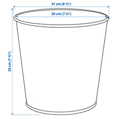 DAIDAI Plant pot, brass-colour 19 cm