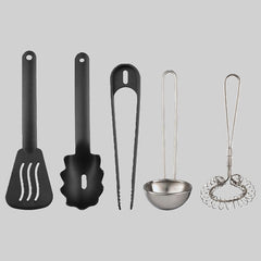 DUKTIG 5-piece toy kitchen utensil set, multicolor