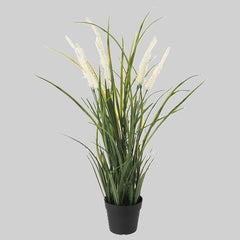 FEJKA Artificial potted plant, in/outdoor decoration/grass 9 cm