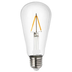 LUNNOM LED bulb E27 100 lumen, drop-shaped clear