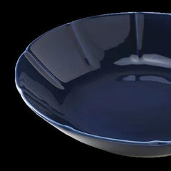 STRIMMIG deep plate 23 earthenware blue