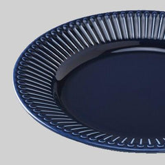 STRIMMIG side plate 21 earthenware blue