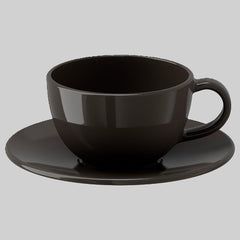 VARDAGEN COFFEE CUP/SAUCER 14 CL DARK GREY