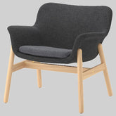 VEDBO Armchair, Gunnared dark grey