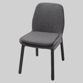 VEDBO Chair, black/Gunnared dark grey