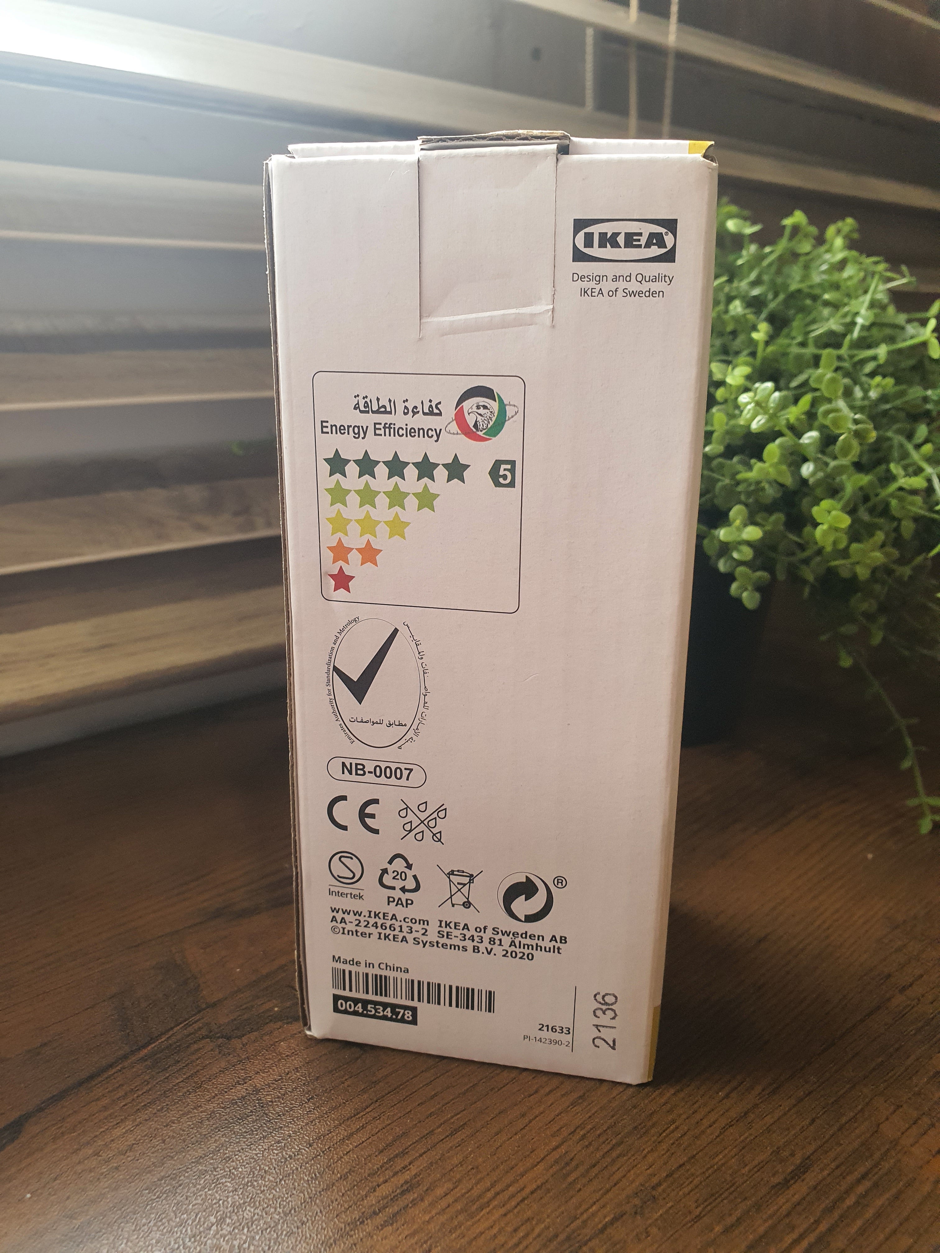 LUNNOM LED bulb E27 100 lumen, drop-shaped clear