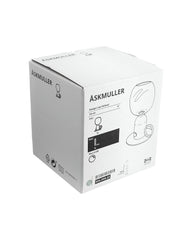ÅSKMULLER Table lamp, grey-green, 24 cm