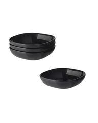 BACKIG deep plate 20x20 black 4-p