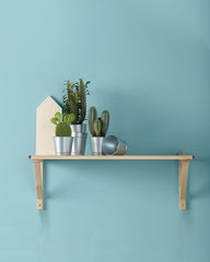 BINTJE Plant pot, galvanised 9 cm