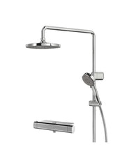 BROGRUND Shower set with thermostatic mixer, chrome-plated
