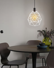 BRUNSTA Pendant lamp shade, white, 20 cm