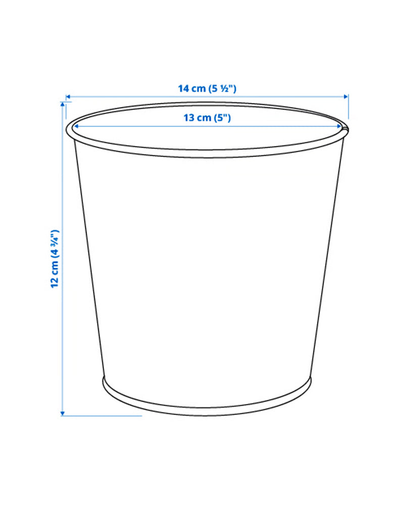 DAIDAI Plant pot, brass-colour 12 cm