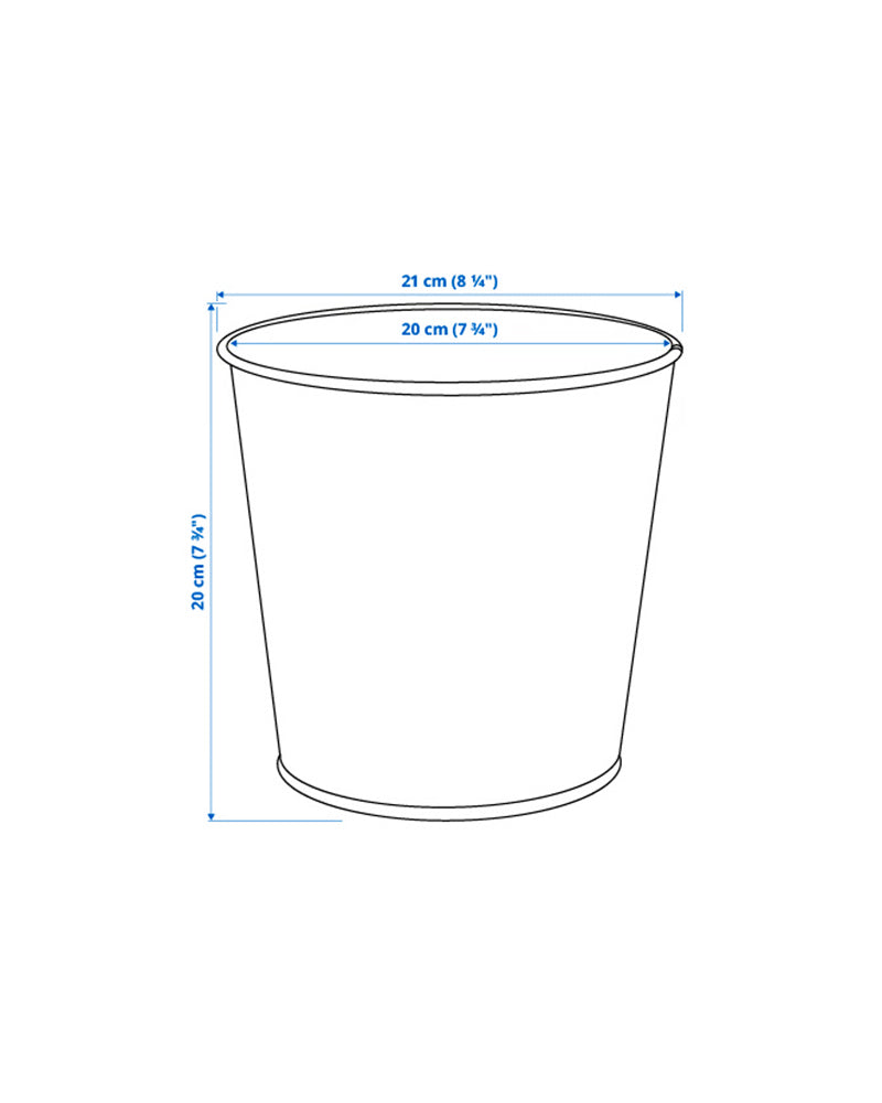 DAIDAI Plant pot, brass-colour 19 cm