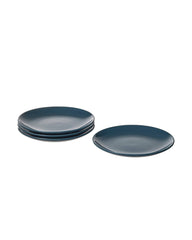 FÄRGKLAR Side plate, glossy dark turquoise, 20 cm/ Pack of 4