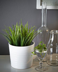 FEJKA Artificial Potted Plant 9 In/Outdoor Grass