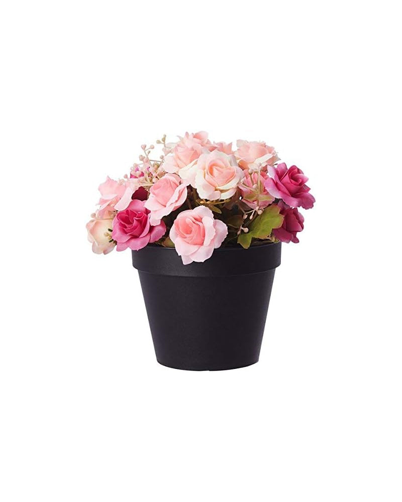 FEJKA Artificial potted plant, in/outdoor/Rose multicolour 12 cm