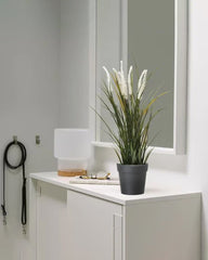 FEJKA Artificial potted plant, in/outdoor decoration/grass 9 cm